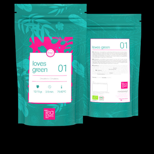 Té Infusión BIO - Tea Loves Green 01 (Circulatorio)