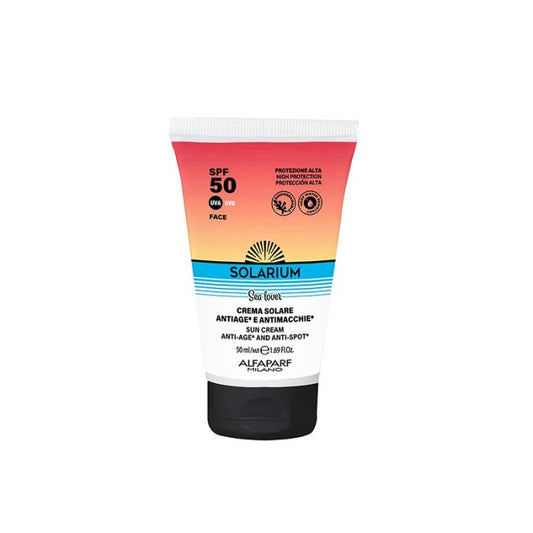 Solarium SPF 50 Crema Solar Rejuvenecedora y Antimanchas Rostro 50 ml